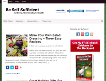 Tablet Screenshot of beselfsufficient.net